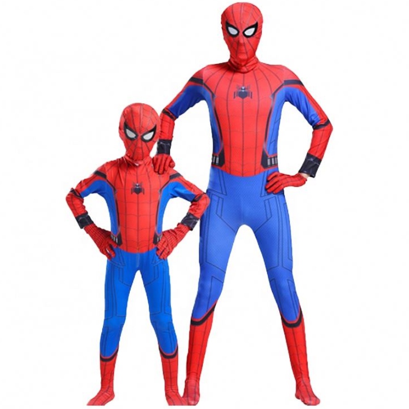 TV Movie Game Bodysuit Parent-Children Universe Parallel Black Spider Salto per adulti Cosplay Costume Spiderman Halloween Costume