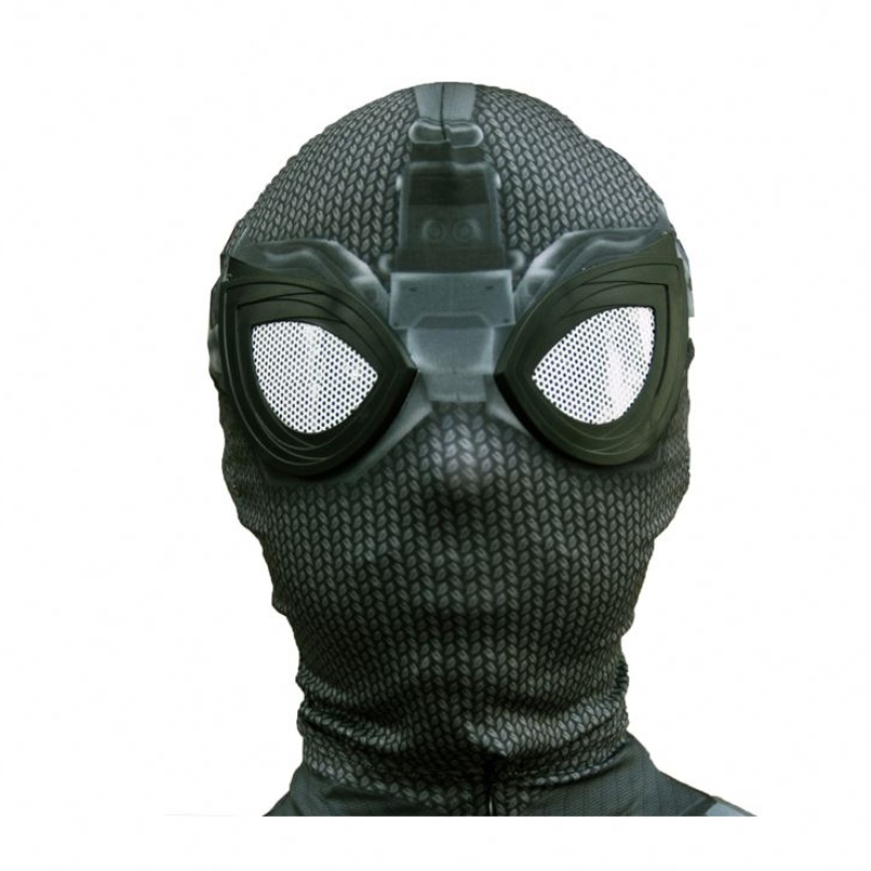 Nuovo Style Supereronero Suella Zentai per Halloween TV&movie Cosplay Black Spider Man Costume con maschera per bambini per bambini&adults