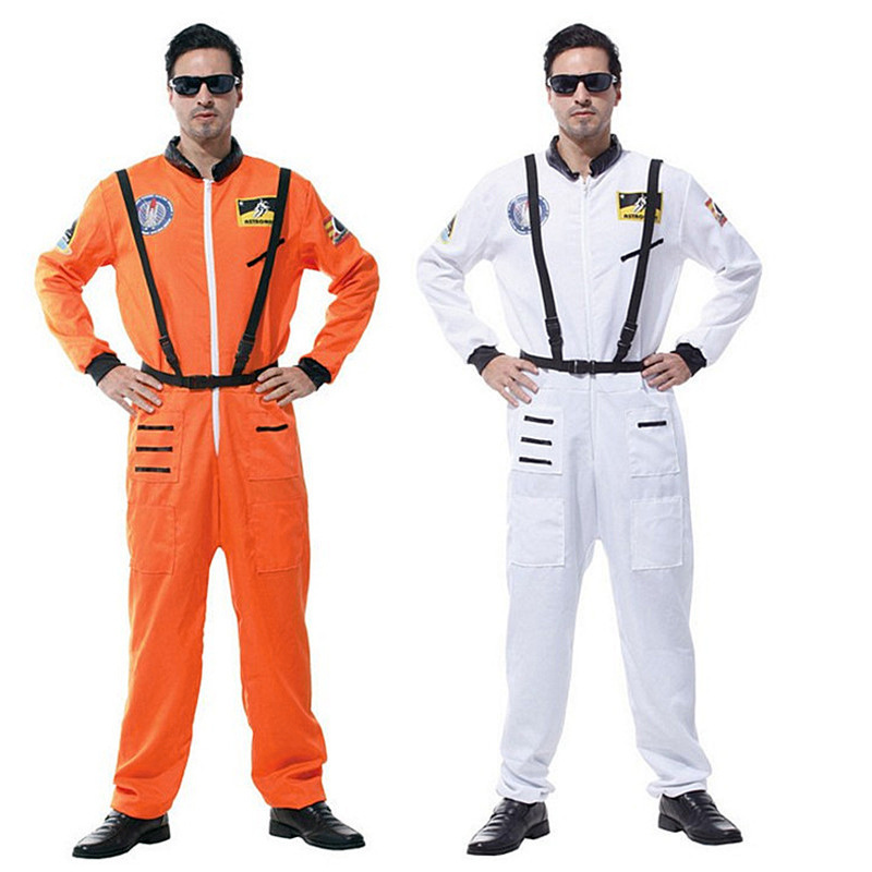 2022 Hot2022 Vendita calda Costumi di Halloween per mansudo di astronauti man costumi arancione e bianco Cosmonaut costumi di vendita costumi di Halloween per spazi per astronauti di uomo costumi arancione e bianco Cosmonaut costumi di cosplay