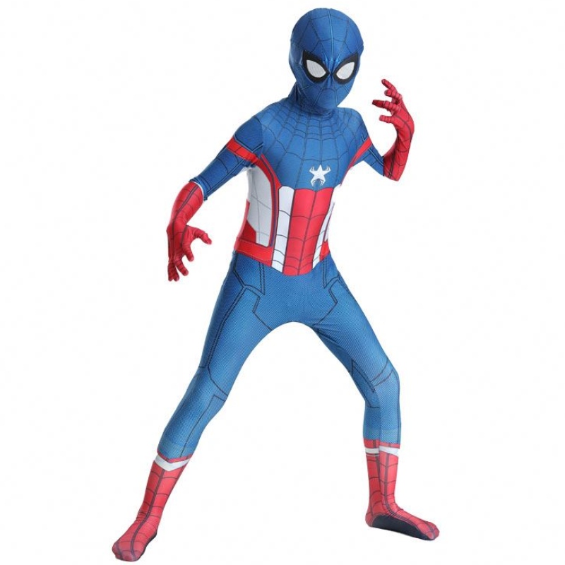 Hottest Halloween Party Kids&ADULTS TV&movie Superhero Cosplay Factory Supply Anime Incredibile Costume Spider-Man con maschera