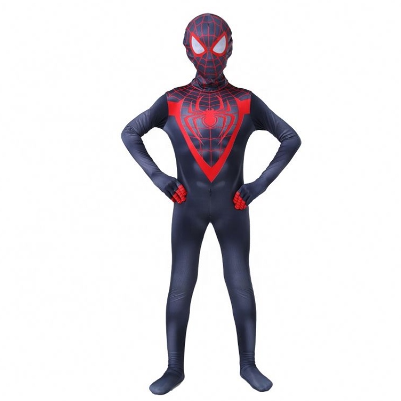 Nuovo Style Hot Sale Halloween Black&red per ragazzi TV bambino&movie Superhero Cosplay Factory Direct Spider Man Shotuite Costumi