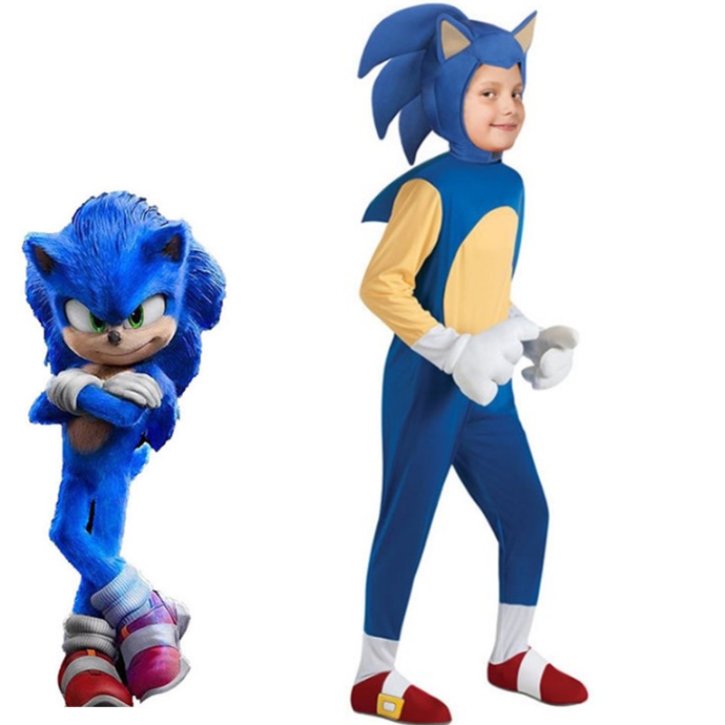 Halloween Deluxe Sonic The Hedgehog Costume Sonic Generations Cosplay Cartoon Body