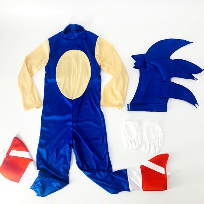 Halloween Deluxe Sonic The Hedgehog Costume Sonic Generations Cosplay Cartoon Body