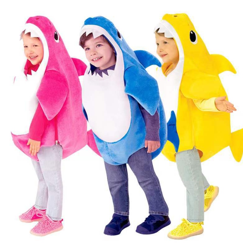 Costume da squalo per bambini di Halloween per bambini costume da cosplay