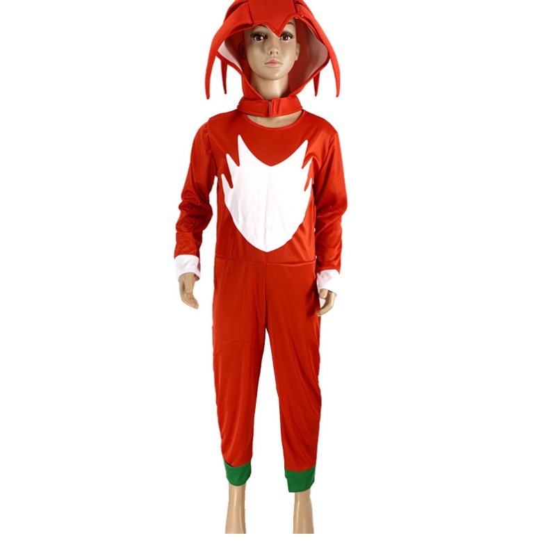 Boy girl sonic hedgehog costume costume sonic kids halloween party gioco cosplay bambini blu sonic salte