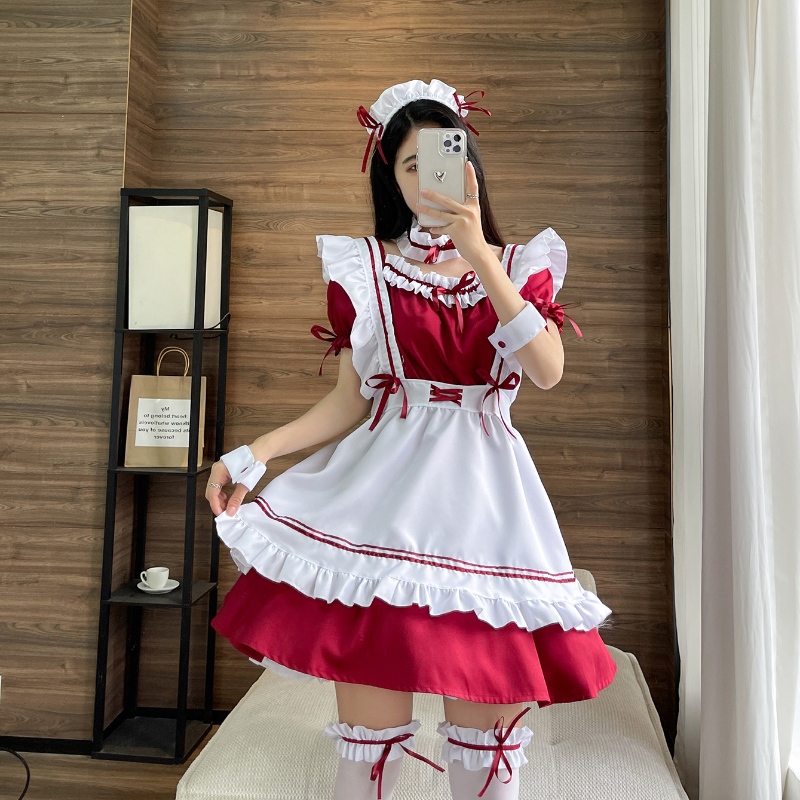 MAIL FRANCESE GRAPRO LOLITA Fancy Dress Cosplay Costume Dresses Dresses Halloween Maid Outfit (S-5XL)