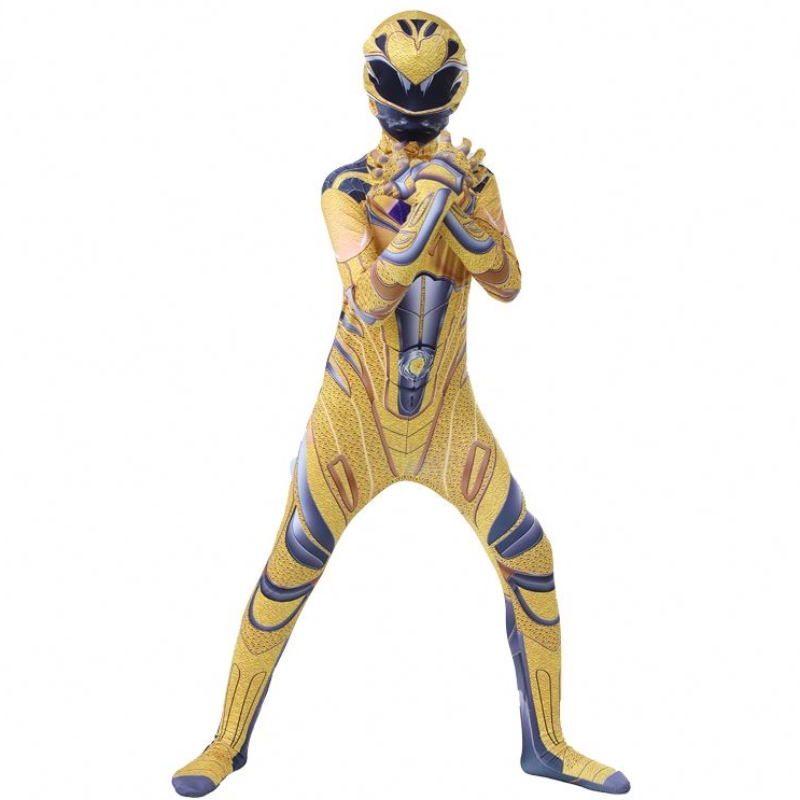 Color multiplo 3D Stampato in 3D Halloween Party Cartoon Anime Superhero Cosplay Power Ranger Suptiva per bambini