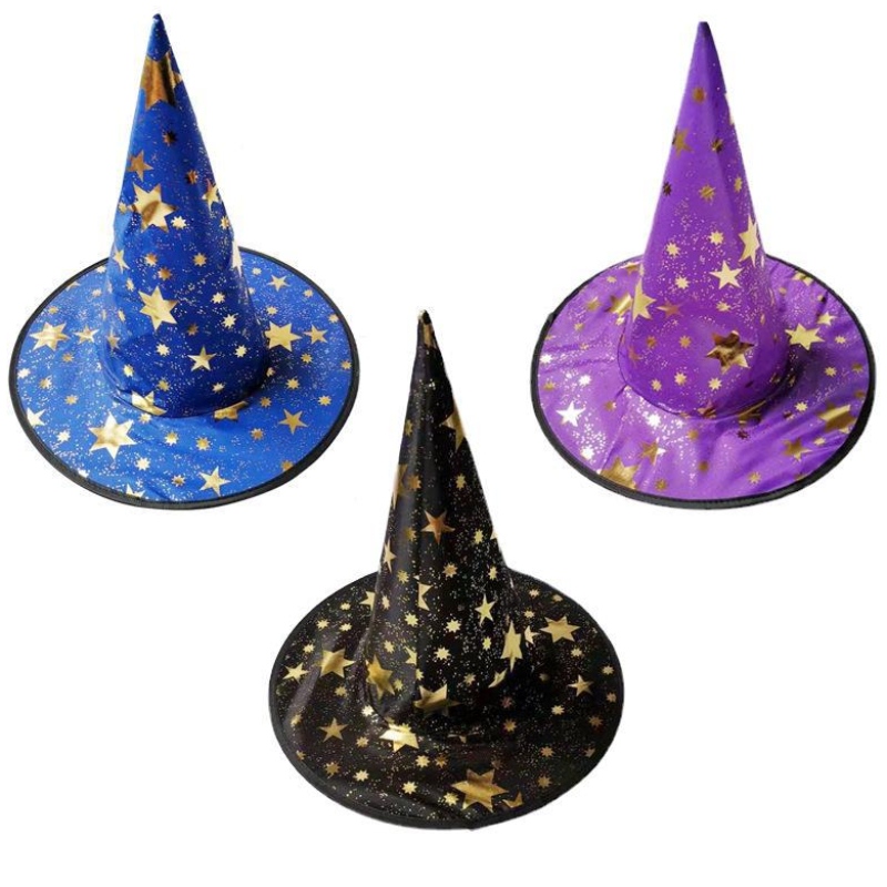 Cosplay Halloween a vendita calda Black a punta decorazioni per cappelli per adulti e bambini