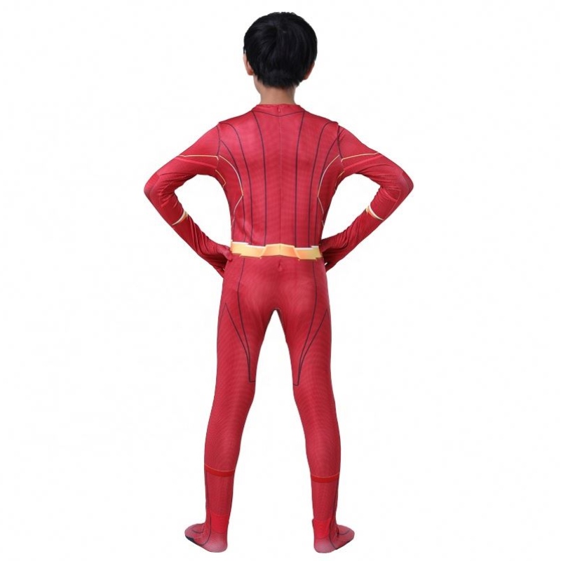 Factory Direct Superhero Outfit Halloween Party Cosplay TV&movie Costume Props The Flash Man Suits for Boys