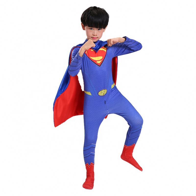 TV&MOVIE FIGURA AZIONE HALLOWEEN COLLEGGIO DEL COSTRUA DI HALLOWEEN I COLLETS ANIME IL COSTUME DI SUPER MAN con mantello