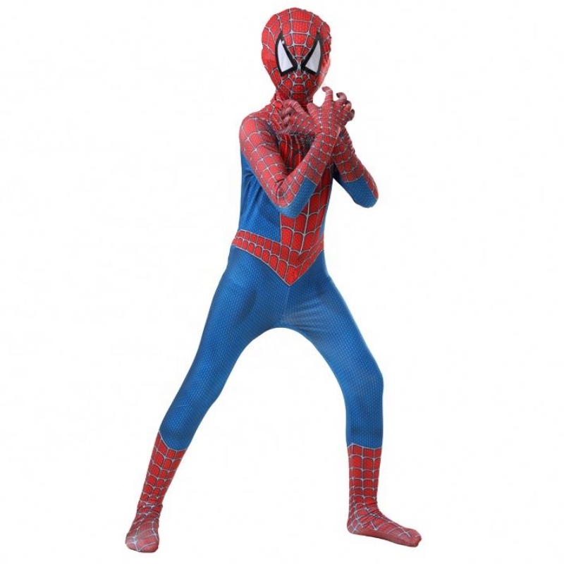 Made in China Factory Classic Popular Blue&red Avenger Suit TV&movie Superhero Supuits Anime Halloween vestiti Spiderman