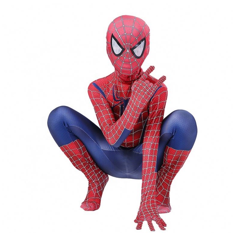 Set di zipper Halloween TV&movie Superhero Jumpuit Performance Wear Spider-Man Costume With Hestgear