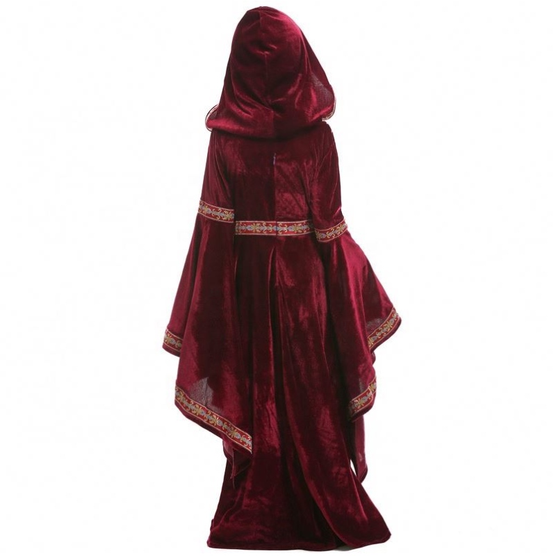 European Medieval Halloween Vino Red Vampire Children Girls Girls Party Vampire Witch Costumes