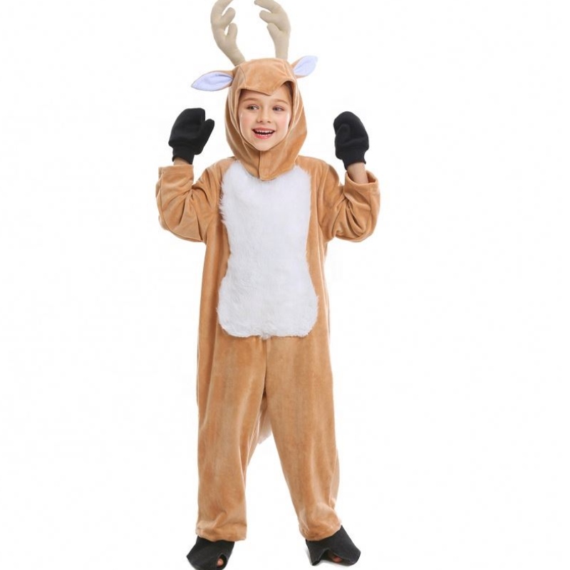 Hot Children \\ 's Day Halloween Cosplay Christmas Animal Reindeer Reindeer Children \\' Costumes Mascotte Costume