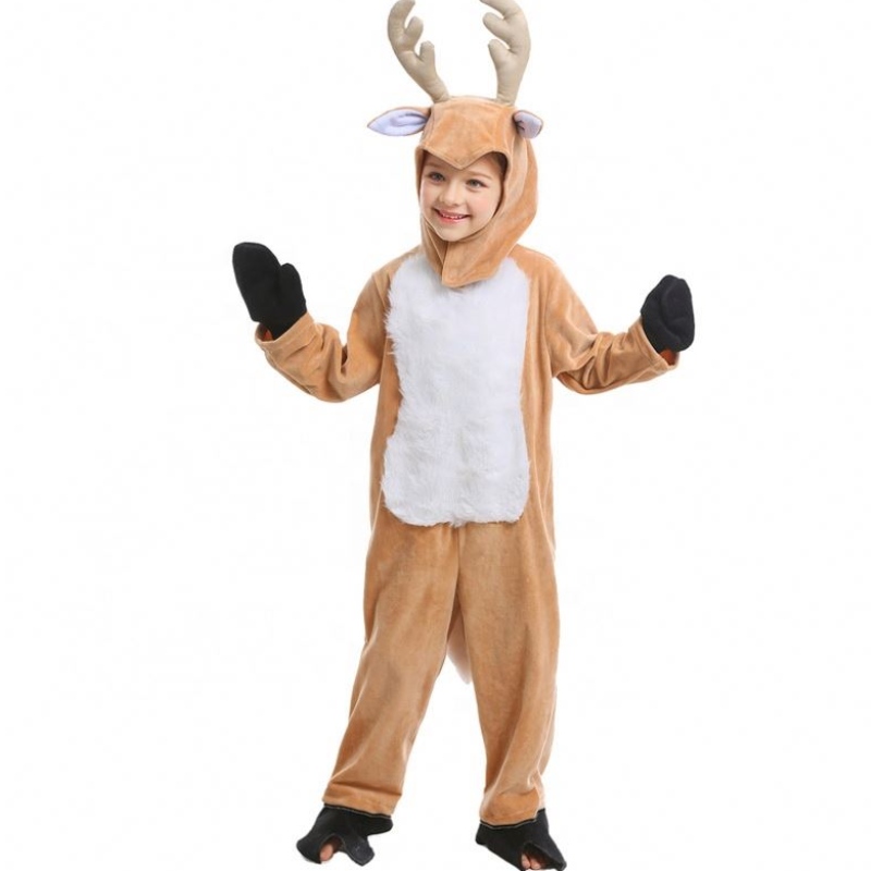 Hot Children \\ 's Day Halloween Cosplay Christmas Animal Reindeer Reindeer Children \\' Costumes Mascotte Costume