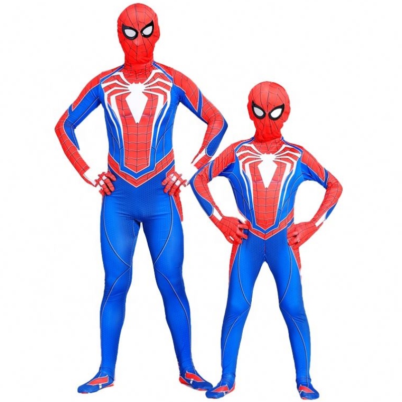 Miglior prezzonero&red saltsuit kids&adults tv&movie supereroe Halloween Cosplay Factory Fornitura straordinaria costumi di Spiderman