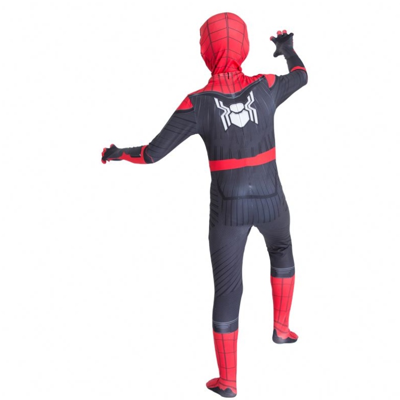 2022 Amazon Hot Sale Wholesale Classic Style Best Price Carunone Red Black Clothing Figura de Accion Anime Kids Costume Spiderman