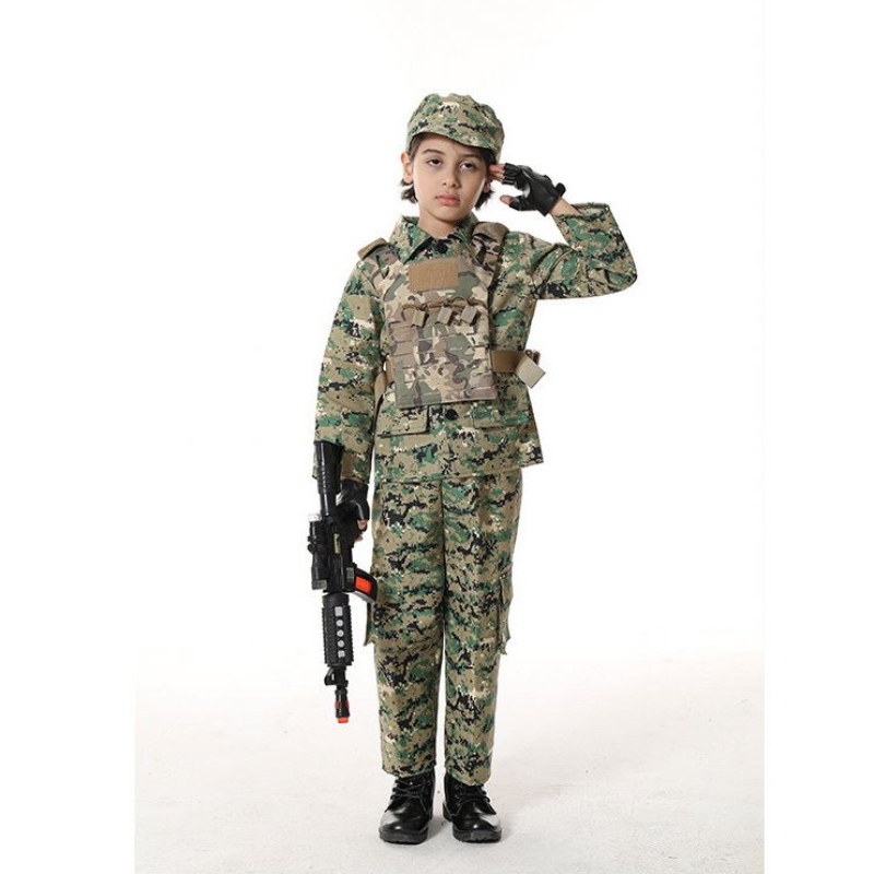 I costumi di carnival di Halloween Bambini delle uniformi speciali anti-terrorista cosplay varie uniformi professionali