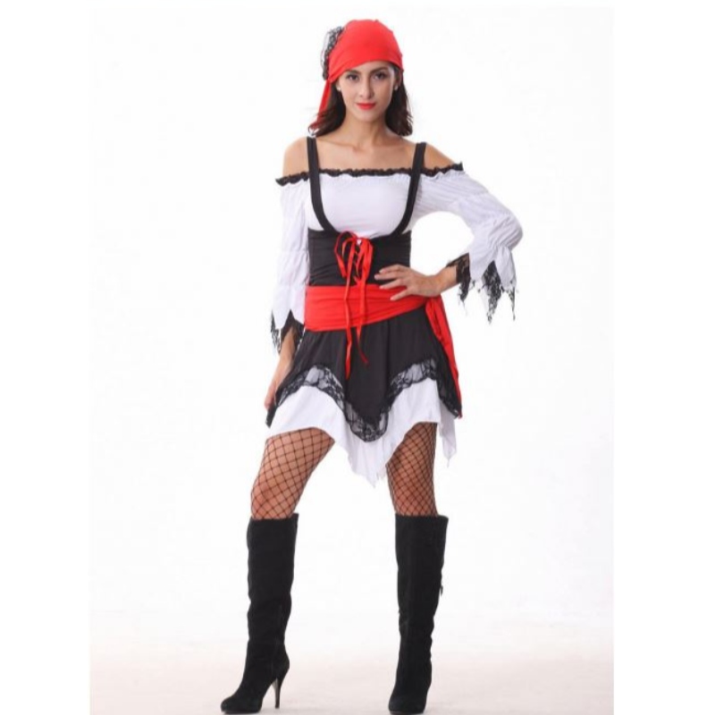 Abito da festa di Halloween Sexy Pirate Unifort Night Cosplay Costume