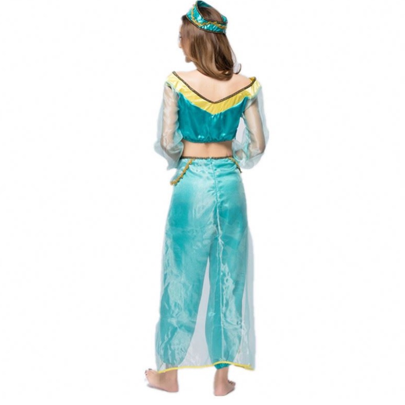 Cosplay Women Halloween Principessa Arabica Aladdin Adult Jasmin Costume Hcal-009