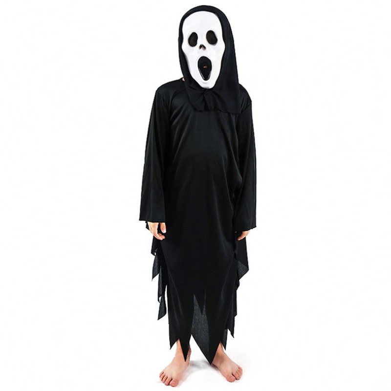 Halloween Stupt Cosplay Suit Boys Creepy Phantom Dress Up Ghost Costume Halloween HCVM-003