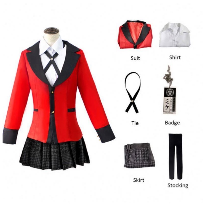 nime kakegurui cosplay figura yomotsuki runa cosplay costume cappotto jk jk girls uniform con cappuccio abito di Halloween per donne