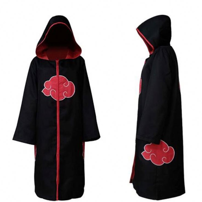 Cosplay set anime Akatsukiuchiha Itachi Costume Halloween Festa di Natale Sasuke Abbigliamento Cloak Capo Capo per adulti Cosplay