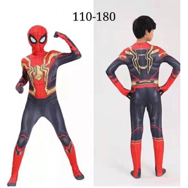 Supereroe costume da tuta per bambini Halloween Cosplay salta in stile 3d Stume da spiderman per adulti costumi cosplay