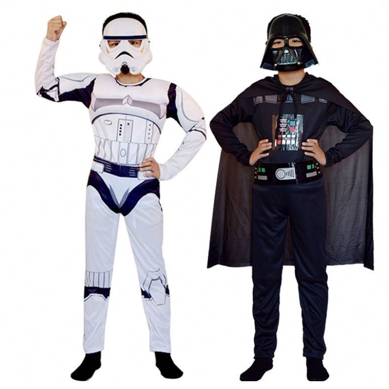 Trooper Skywalker Costume Costume ragazzi ragazzi Halloween Carnival Party Case Mask Cape Mask