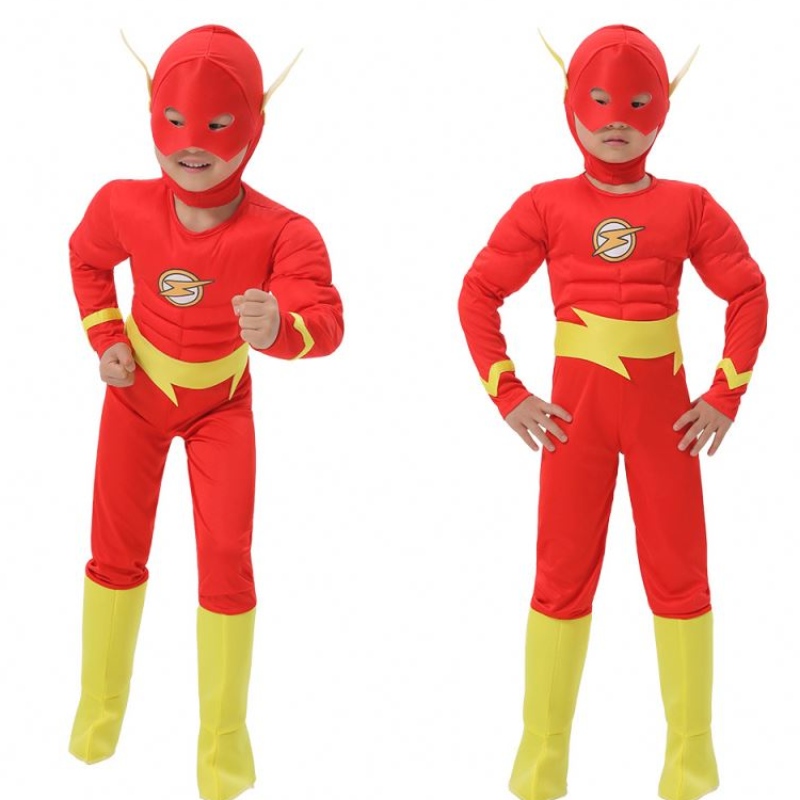 Halloween Costume Fancy Kids Fantasy Comics Carnival Party Halloween Flashman Cosplay Costumi