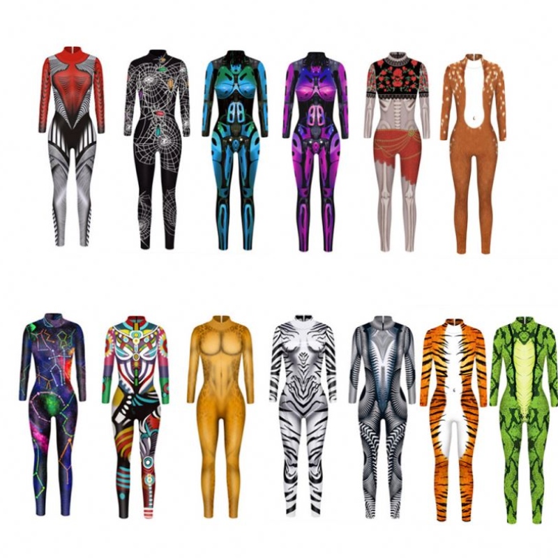 Halloween Bodysuit Robot Punk Saltsuit Catsuit Sexy Women costumi di cosplay