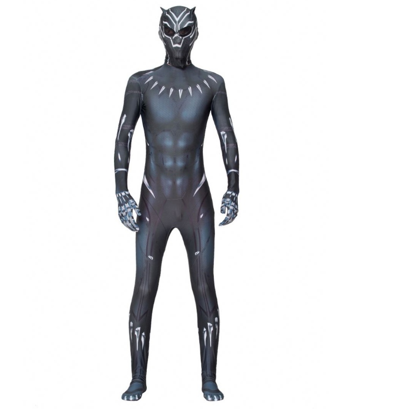 Black Panther T \\ 'Challa Cosplay Costume Costume per adulti per adulti