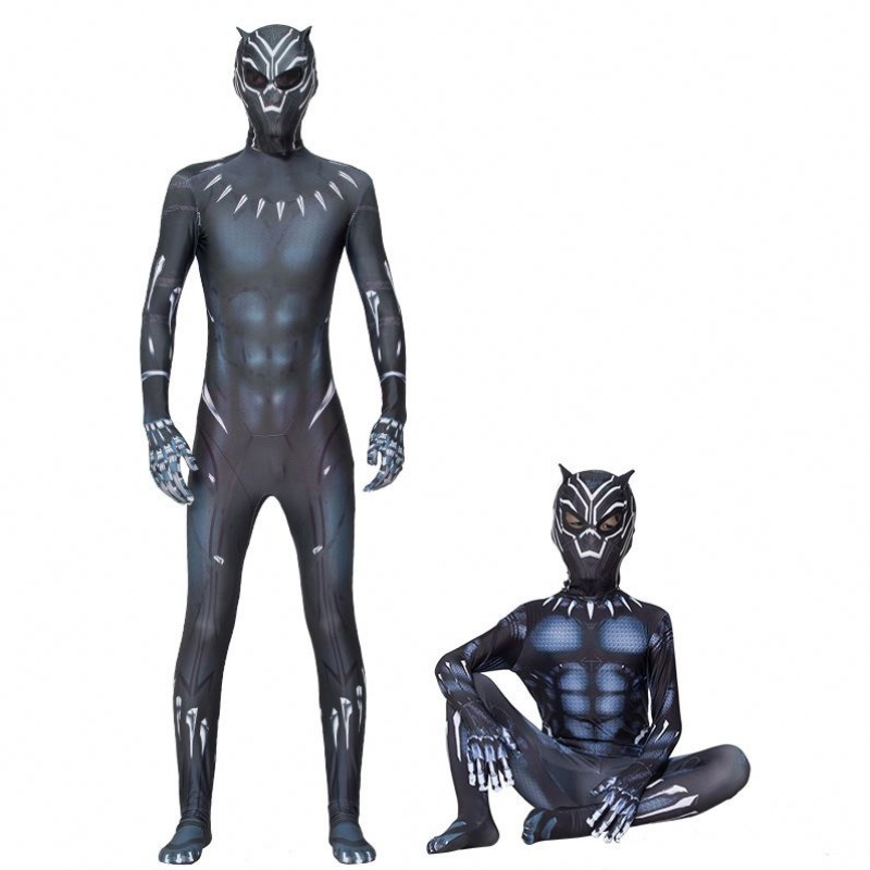 Black Panther T \\ 'Challa Cosplay Costume Costume per adulti per adulti