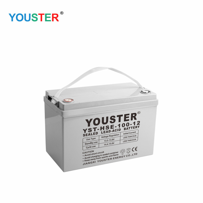 YouSter AGM Deep Cycle Gel Lead Acid Inverter 12V200Ah Batteria solare in gel di stoccaggio per uso domestico