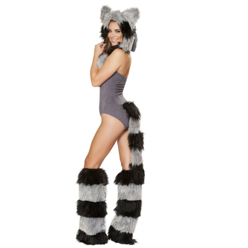 COSTUMO FURRY RACCOON