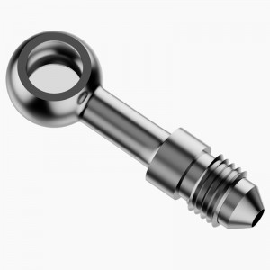 Adattatore Banjo dritto in alluminio Bolt AN Brake Fitting Fabbricazione