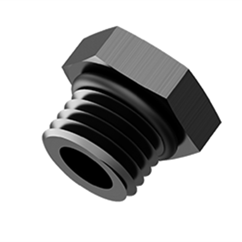 Blocco Off Cap Maschio Adattatore Fitting Plug Lega di Alluminio