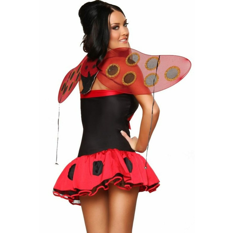 COSTUME DI HALLOWEEN LADYBUG SEXY LADYBUG