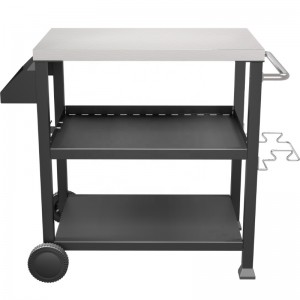 Multifunzionale Rimovibile Mensola Da Cucina Organizzatore Stoccaggio Rack Cucina Tavolo da lavoro 2Pcs 6 Pollice PE Ruote
