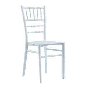 Tiffany Style Party Plastic Wedding Impilabile Noleggio Banchetto Partito PP Sedia Mobilia Sedia Evento