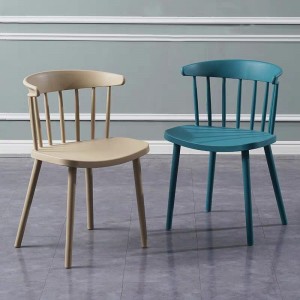 Factory Prezzo all\'ingrosso impilabile moderno sedia da pranzo in plastica in plastica PROFRITTURA PP PP OUTDOOR