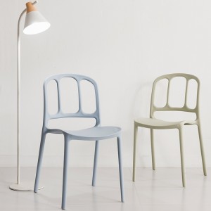 Sedie da pranzo per barre da pranzo moderno per esterno.