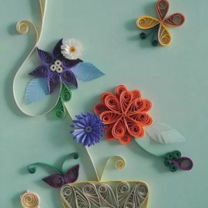 Striscia di carta colorata