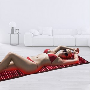 Oabes Red Light Therapy Pad per sollievo dal dolore per tutto il corpo, LED 660 Nm ＆ 850 Nm Wrap Avvolgimento cinghia di terapia profonda con funzione timer