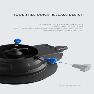 Spargitore del sistema di semina dei droni agricoli