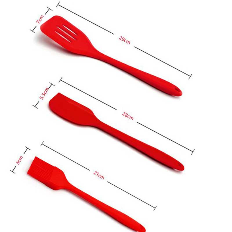Set di utensili da cucina da cucina in silicone strumenti per teratura cucina cucina utensili da cucina alimentare