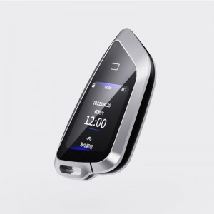 Chiave di auto LCD intelligente, voce di aggiornamento senza chiave, blocco automatico&sblocco avviatore di auto remoto, accessori antipasti di sostituzione del fob chiave, display logo del veicolo