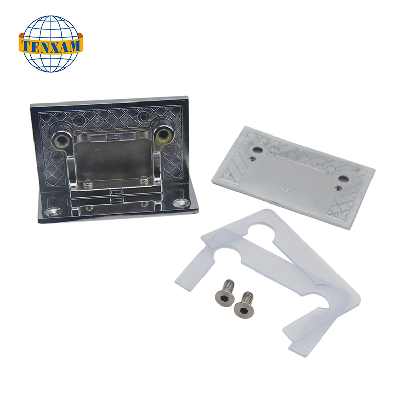 Clip di vetro quadrato a doppio lato