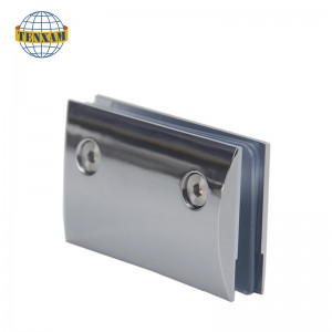 Morsetto di vetro a doppio foro cambered da 0 gradi