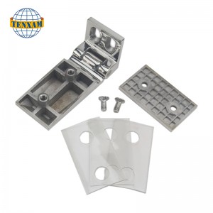 Morsetto di vetro a 90 gradi a bordo singolo